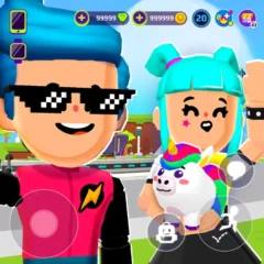 تحميل لعبة PK XD مهكرة 2025 للأندرويد APK مجاناً