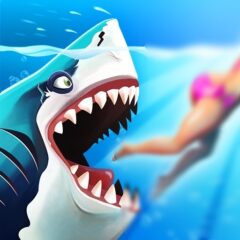 تحميل لعبة القرش Hungry Shark World مهكرة 2025 مجاناً