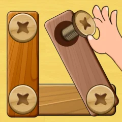 تحميل لعبة Wood Nuts & Bolts Puzzle مهكرة 2025 للأندرويد APK